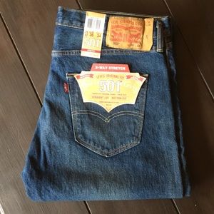 LEVI’s 501 Button-Fly 36x34 Men’s Stonewash Jeans